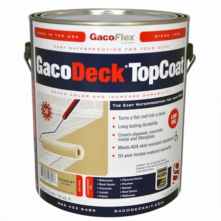 Gaco 1 Gal Desert Water-Based Elastomeric Top Coat DT49